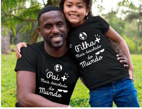 camisetas personalizadas dia dos pais pai e filha mais descolados do mundo 1445 1 c5248f25b046b472063da79ffd60d298
